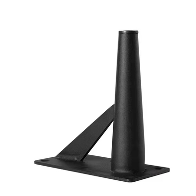 Pés de muebles redondos y pulidos ajustables con tornillo instalado