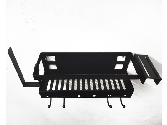 Organizador de pared de metal resistente a la corrosión para almacenamiento de oficina en la cocina del hogar