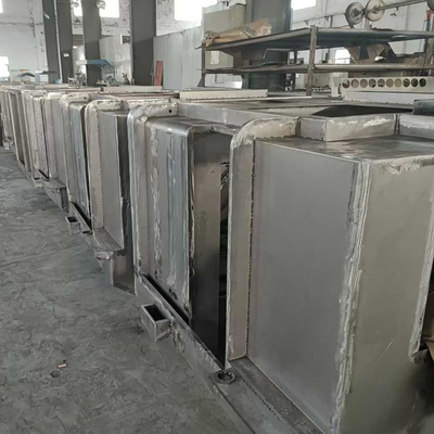 Caja eléctrica de lámina de metal de montaje de superficie con recubrimiento en polvo y forma rectangular