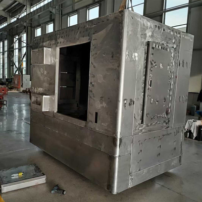 Caja eléctrica de lámina de metal de montaje de superficie con recubrimiento en polvo y forma rectangular