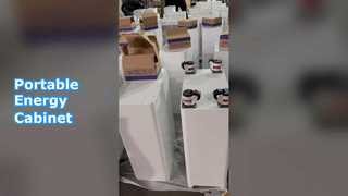Gabinete de almacenamiento de energía portátil móvil para el hogar